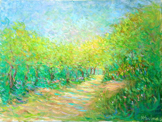 Tranquil Pathway Original Painting