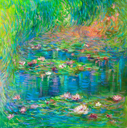 "Water Lilies"  Original Painting